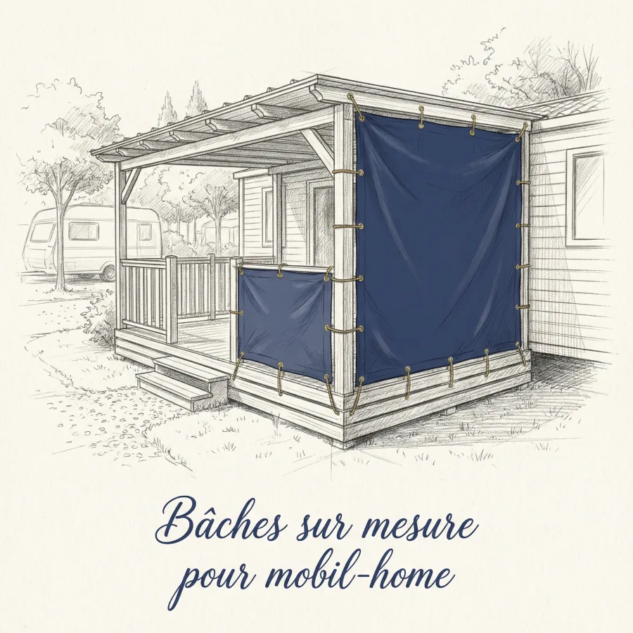 Bâche mobil-home
